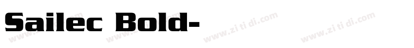 Sailec Bold字体转换